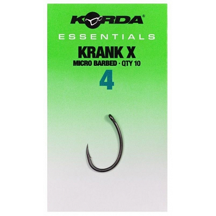 Korda Háčky Essentials Krank X Barbed 10 ks