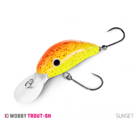 Delphin Wobler WOBBY TROUT-SH Sunset 4 cm 4 g Delphin Wobler WOBBY TROUT-SH Sunset 4 cm 4 g