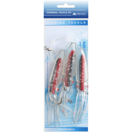 Mikado Mořský Návazec Squid Rig 12cm Háček: 3x6/0 1 Ks