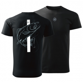 Giants fishing Tričko pánské černé Pstruh|vel. L Giants fishing Tričko pánské černé Pstruh|vel. L