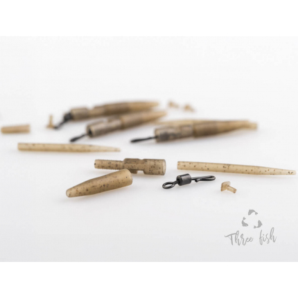 Zfish Závěsky Lead Clip Set & Tail Rubber Cone 6 ks