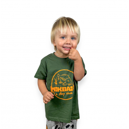 Mikbaits oblečení - Dětské tričko zelené 5 - 9 let