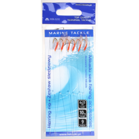 Mikado Mořský Návazec Systém 6x25cm Háček: 6 1 Ks