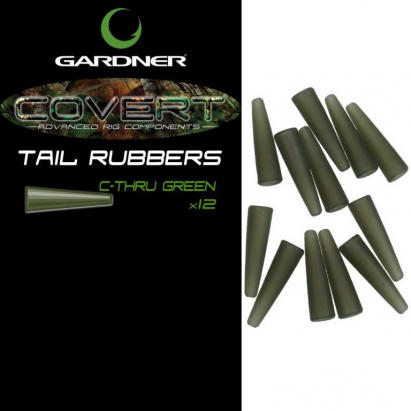 Gardner Převleky Covert Tail Rubbers|C-Thru Brown (průhledná hnědá) Gardner Převleky Covert Tail Rubbers|C-Thru Brown (průhledná hnědá)