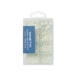 Kinetic Korálky Hard Beads Kit White Glow 579ks