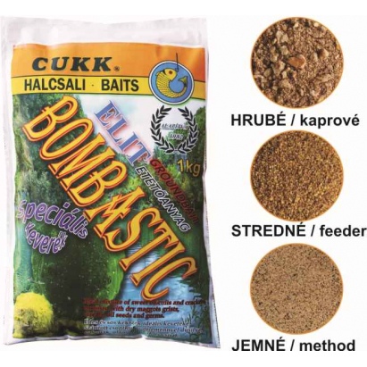 Bombastic Traditional 1kg hrubší krmivo Stredne hrubé krmivo