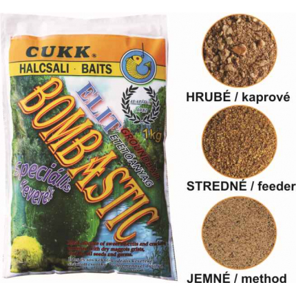 Bombastic Traditional 1kg hrubší krmivo Stredne hrubé krmivo