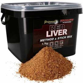 Starbaits Krmení Method Stick Mix Red Liver 1,7kg