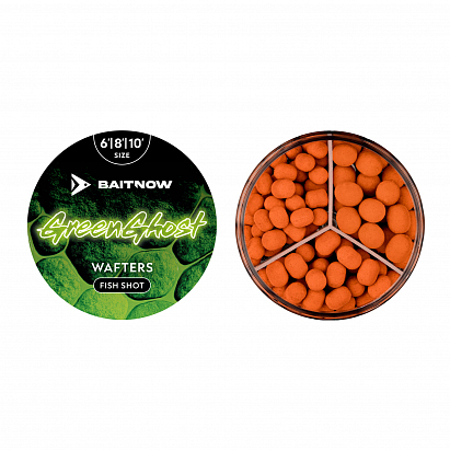 BaitNow Wafters Method Feeder Green Ghost Vel. 6/8/10 24g Balení 1 Ks