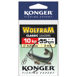 Konger Wolframové lanko 2ks 35cm/10kg