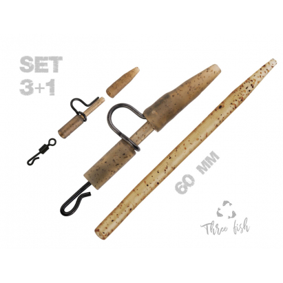 Zfish Závěsky Heavy Duty Clip Complete Set 60 mm 5 ks