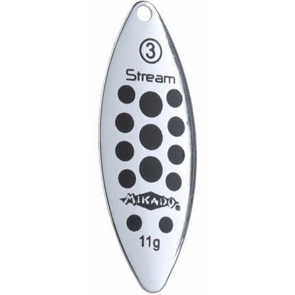 Mikado Třpytka Stream Vel. 1 Stříbrná /11 1 Ks