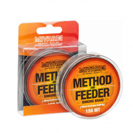 Mivardi šňůra Method & Feeder Sinking Braid 150m
