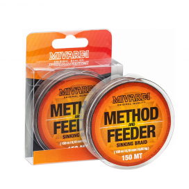 Mivardi šňůra Method & Feeder Sinking Braid 150m