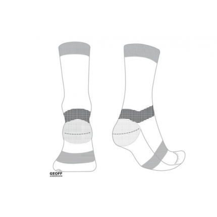 Ponožky Geoff Anderson WizWool Light Weight černé Velikost: 44-47