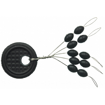 Sensas Zarážky Black Oval M 10ks