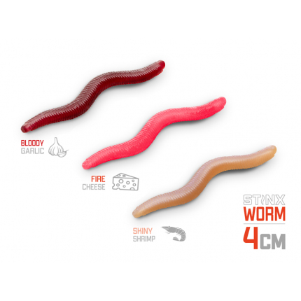 Delphin Umělá Nástraha B! StinxWORM 4 cm 50 ks