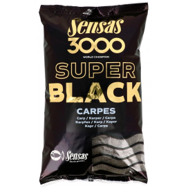 Sensas Krmení 3000 Super Black Carp 1kg