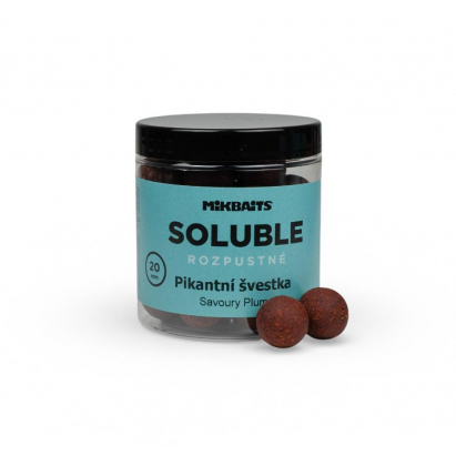 Rozpustné boilie 250ml - Pikantní švestka 20mm