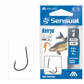 Mikado Navázané Háčky Sensual Keiryu No 12 Bn / Vlasec: 0.12mm/70cm 8 Ks