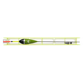 Mikado Splávek Set 0051.5g / Vlasec 0.14/0.12mm Háček: 14 1 Ks