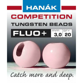 Hanák Tungstenové Hlavičky Fluo Starorůžová 20ks průměr: 3,5mm