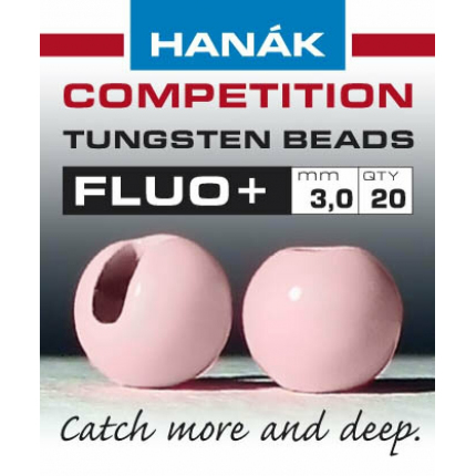 Hanák Tungstenové Hlavičky Fluo Starorůžová 20ks průměr: 3,5mm