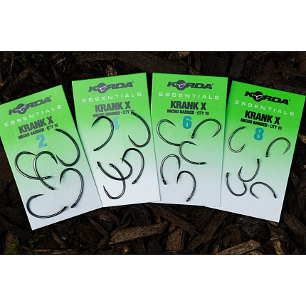 Korda Háčky Essentials Krank X Barbed 10 ks