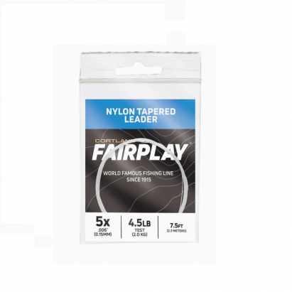 Cortland ujímaný návazec FairPlay Leader Clear|3x 7lb 9ft Cortland ujímaný návazec FairPlay Leader Clear|3x 7lb 9ft