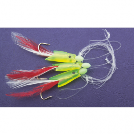 Mistrall systém pro lov tresek 0,60mm velikost háčku 3/0 červeno-bílá