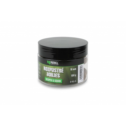 Nikl Rozpustné Boilies Scopex & Squid 150 g