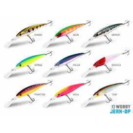 Wobler Delphin WOBBY JERK-DP - 12,5g/9cm/Susp./REDFACE Wobler Delphin WOBBY JERK-DP - 12,5g/9cm/Susp./REDFACE