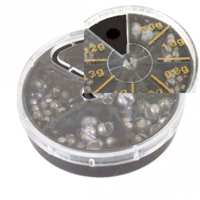 Broky v dávkovacím boxu Celková hmotnost 80g - 7 veľkostí Broky v dávkovacím boxu Celková hmotnost 80g - 7 veľkostí