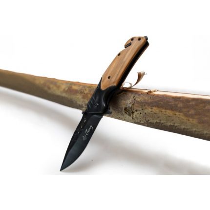 Nůž skládací Fury dřevěný 21,5cm