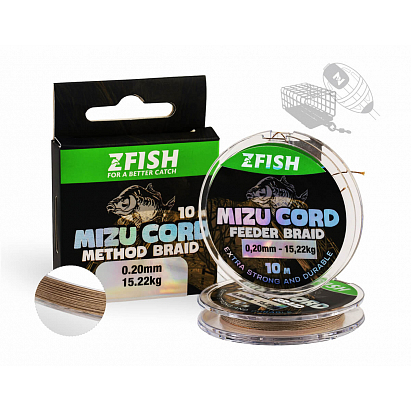 Zfish Šňůrka MizuCord Method Feeder Braid 10 m