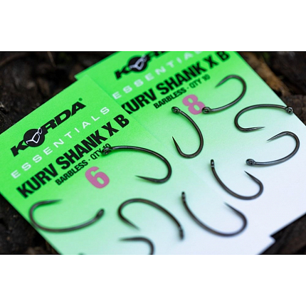Korda Háčky Essentials Kurv X Barbless 10 ks