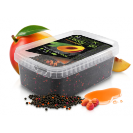 Delphin Pelety Reaxe Ready&Go Pellet Box + Booster a Nástrahy Mango-Broskev 400 g