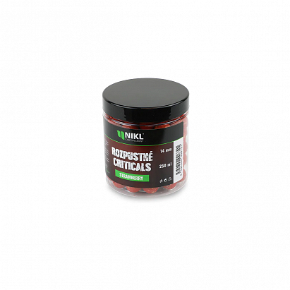 Nikl Rozpustné Criticals Boilie Strawberry 250 ml