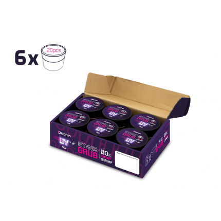 Delphin Umělá nástraha B! StinxGRUB 20ks 4cm / ORANGE