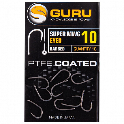 Guru Tackle Háček Super MWG (Barbless/Eyed)