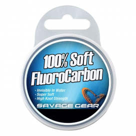 Savage Gear FluoroCarbon Soft 40m 0.36mm 8.4KG 17lb CLEAR