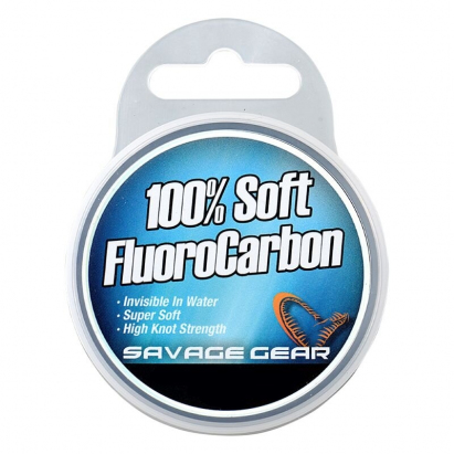 Savage Gear FluoroCarbon Soft 40m 0.36mm 8.4KG 17lb CLEAR