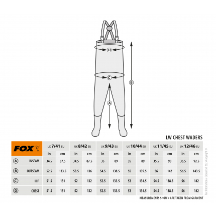 Fox Prsačky Camo Lightweight Lined Waders