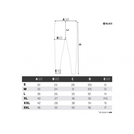 Delphin Termoprádlo Spodní Díl Tundra Blacx