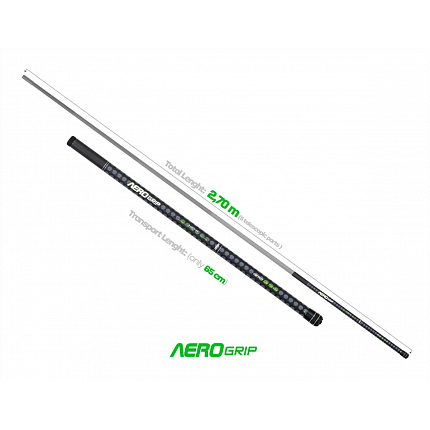 Zfish Podběráková Tyč Aero Grip Travel Landing Net Handle 2,7 m