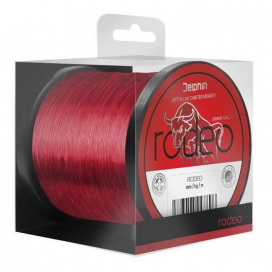 Delphin Vlasec Rodeo Červený 0,25mm 12lbs 1200m