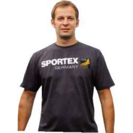 Sportex T-Shirt Tričko s velkým logem - tmavě šedé Velikost: XXL