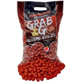Starbaits Boilies Global Strawberry Jam 5kg 20mm