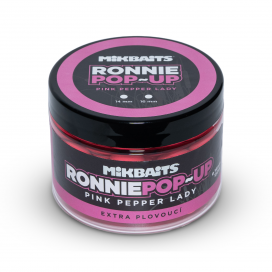 Mikbaits Boilies Ronnie Pop-Up Pink Pepper Lady 14mm 150ml