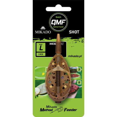 Mikado Krmítko Method Feeder Shot Q.m.f. System L 40g 1 Ks